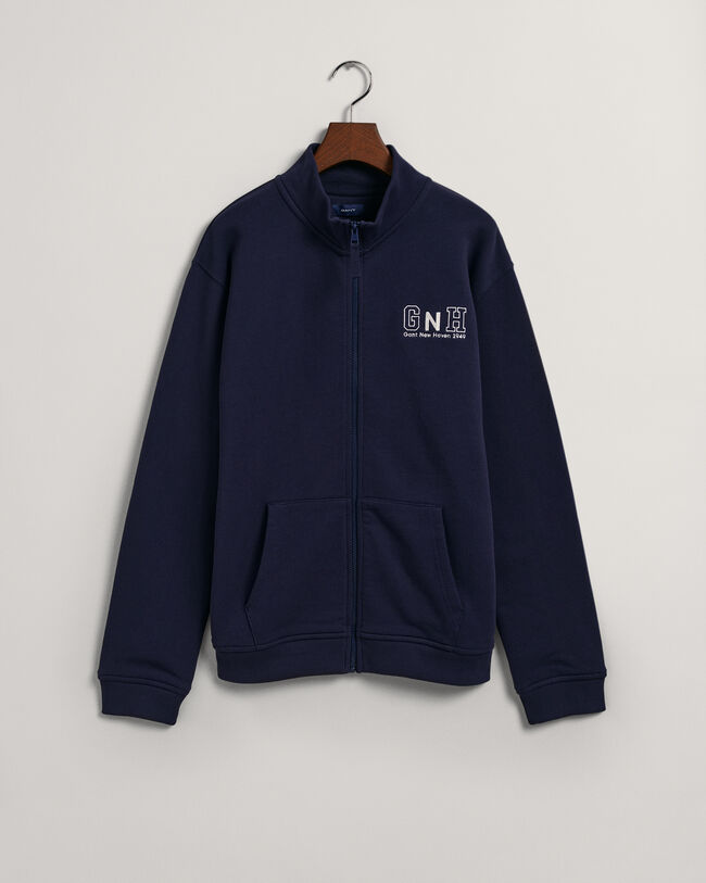 Teens GANT New Haven sweatvest met rits
