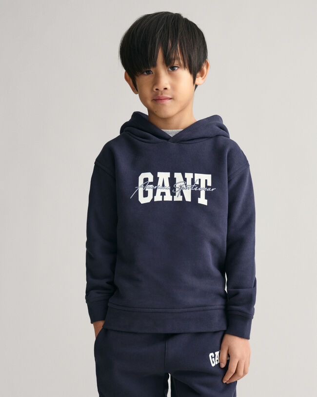 Kids GANT Arch Script hoodie