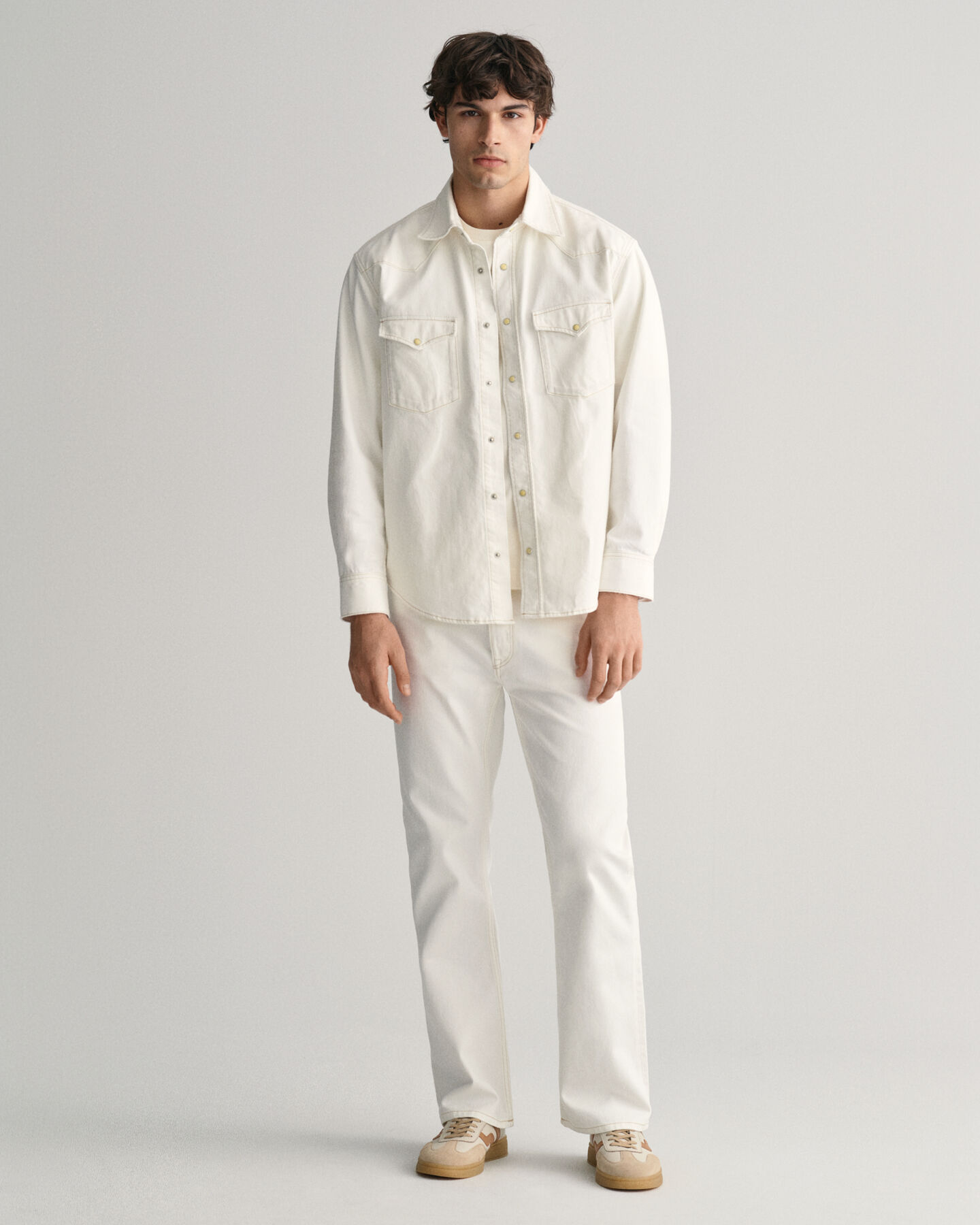 Loose Fit jeans in wit