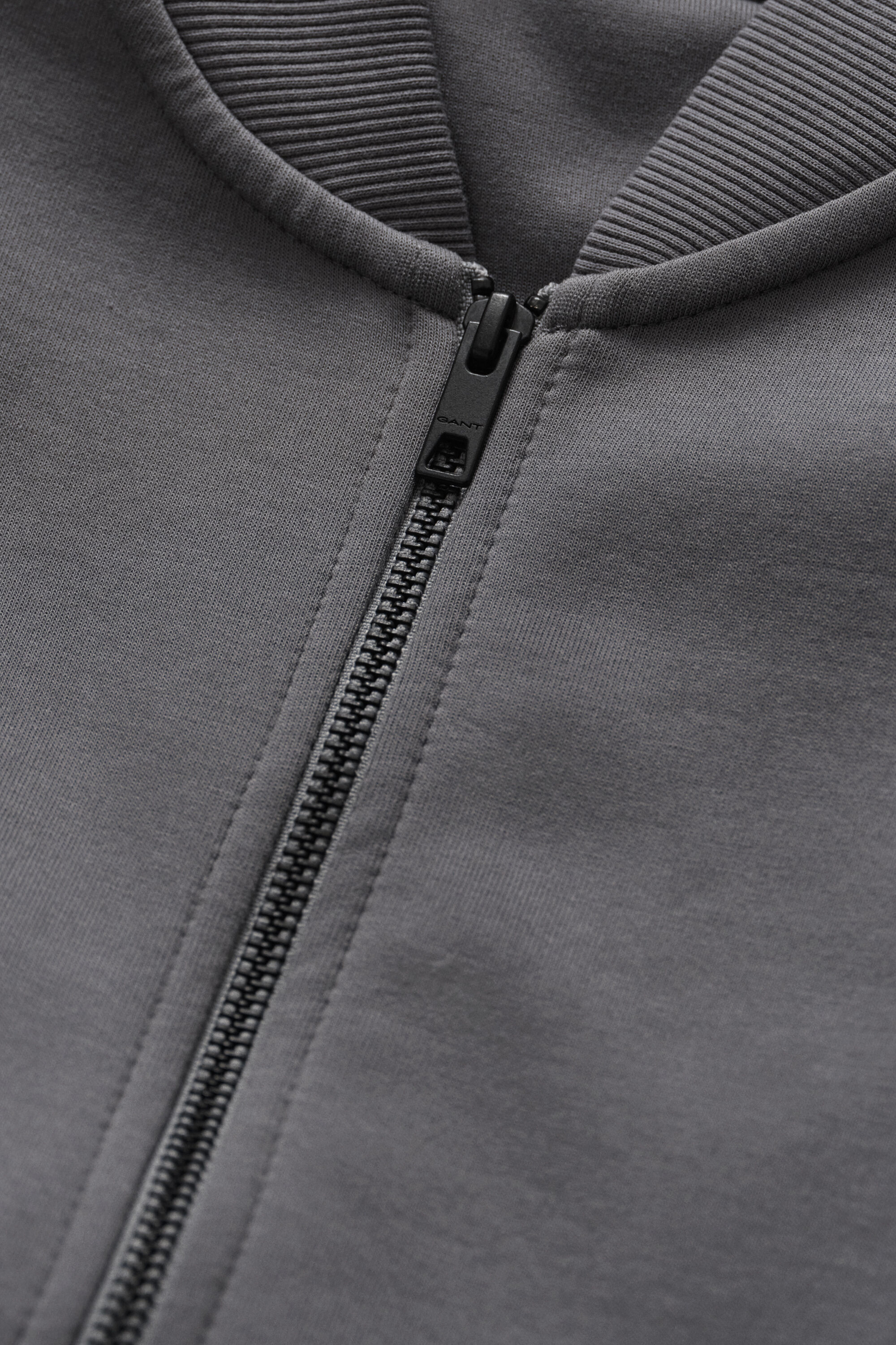 Aviator sweatshirt met ritssluiting