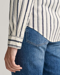 Regular Fit Rope blouse van katoenen voile