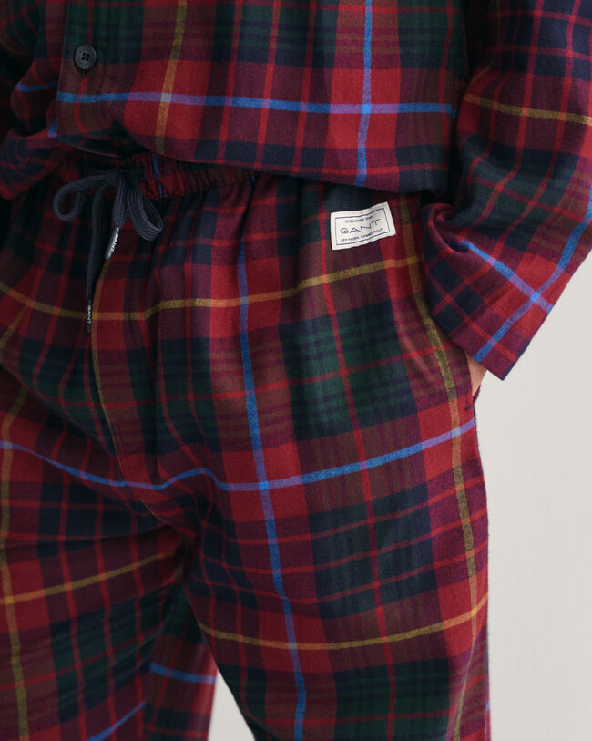 Flanellen pyjamabroek & -shirt in cadeauverpakking