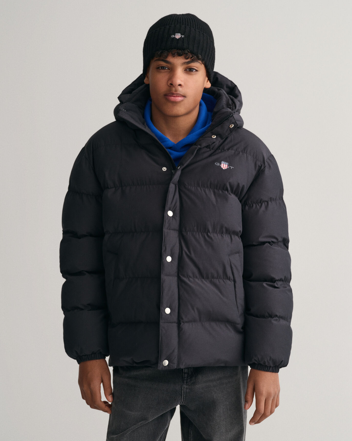 Teens Shield wollen beanie