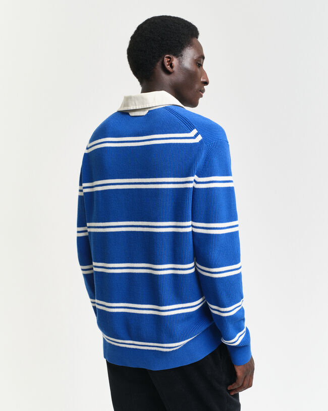 Katoenen Rugger met rib