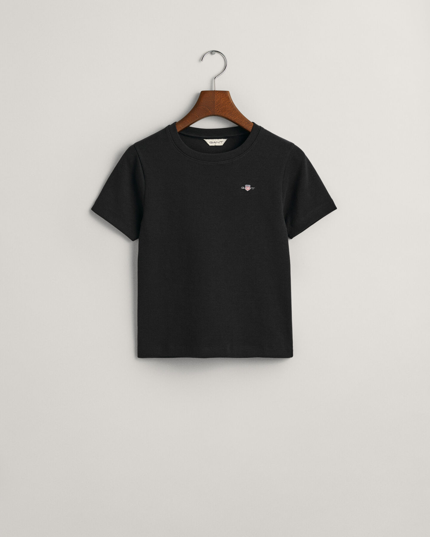 Teen Girls Shield T-shirt met rib