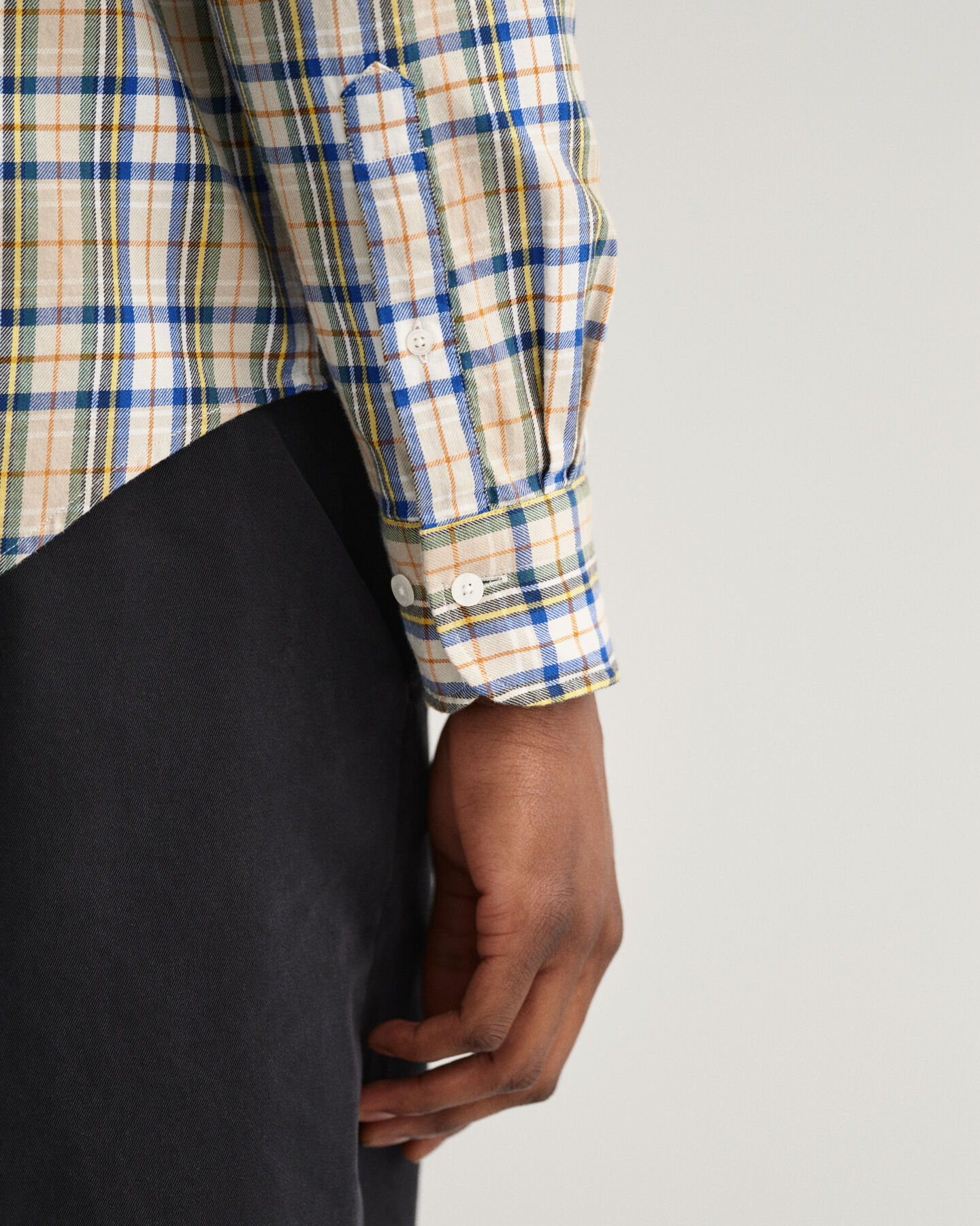 Regular Fit overhemd met Schotse ruit