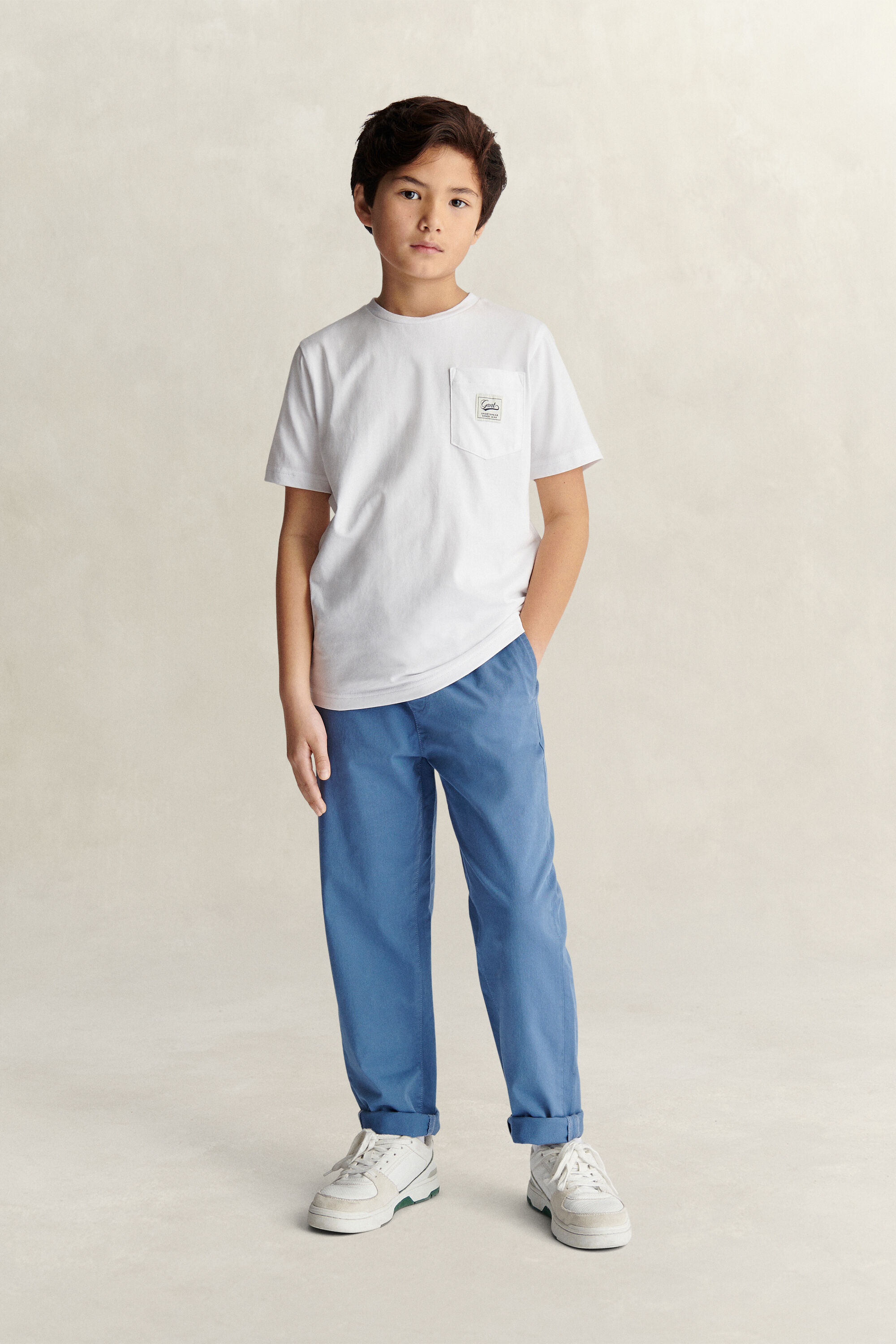 T-shirt met zakje voor tienerjongens