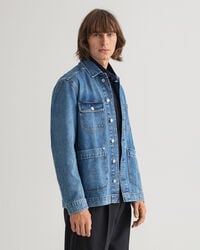 Denim overshirt