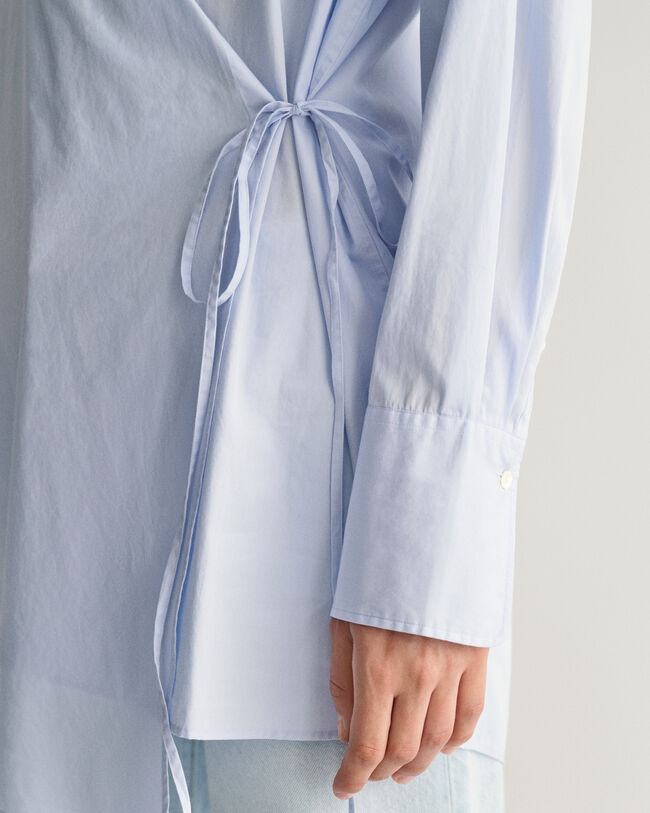 Oversized wikkelblouse