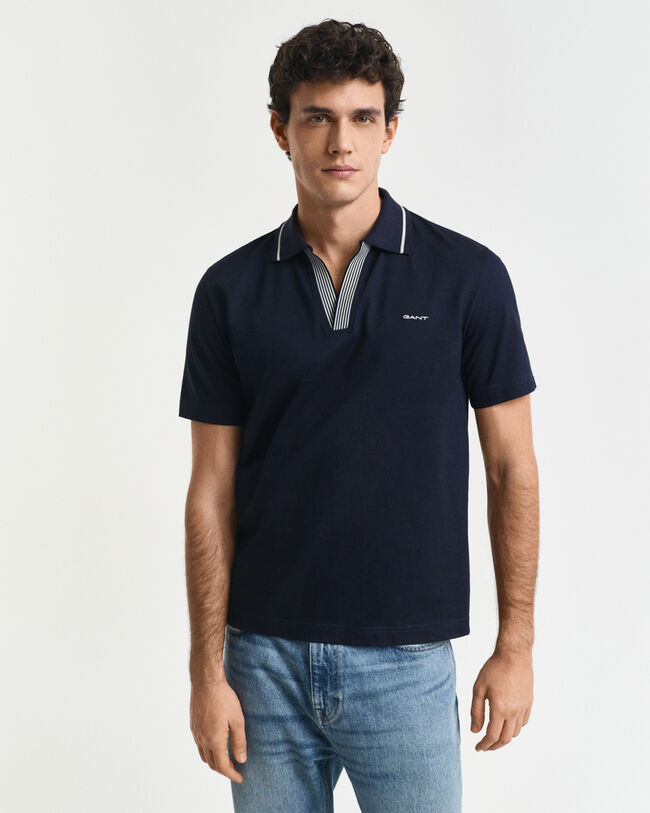 Poloshirt met randdetails