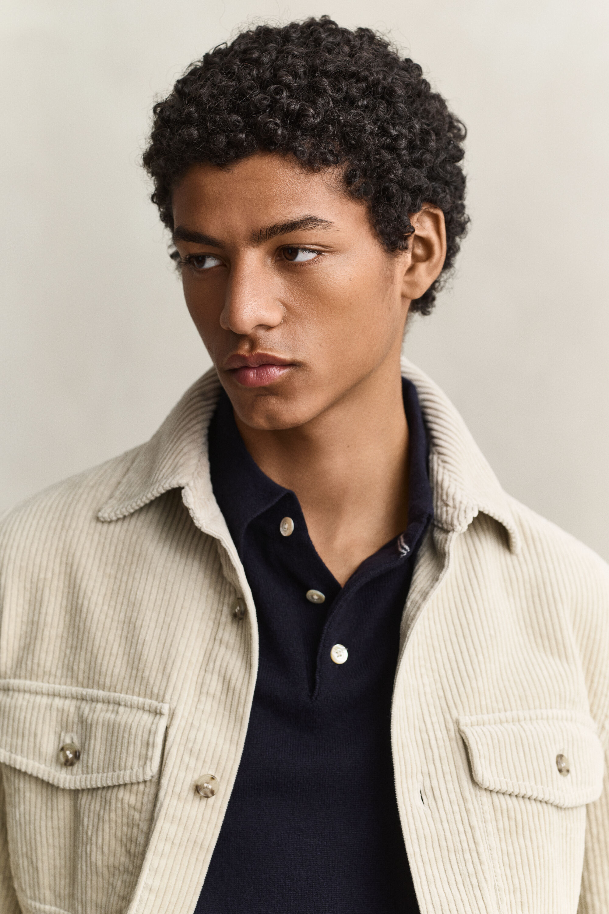 Corduroy overshirt