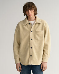 Oversized Sherpa overshirt