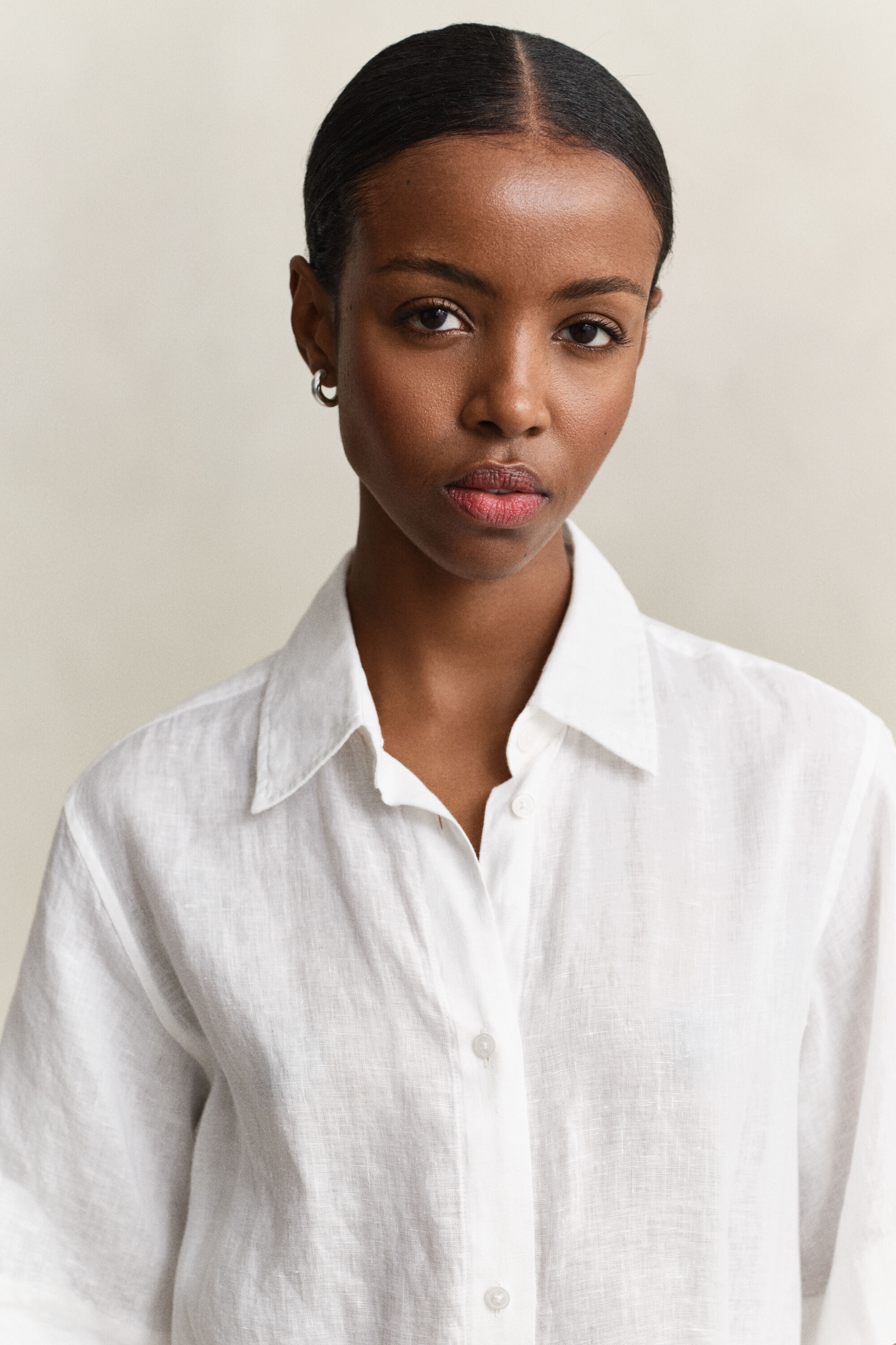 Linnen overoverhemdjurk