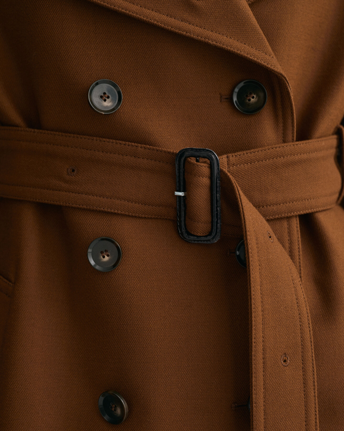 Trenchcoat van wolmix