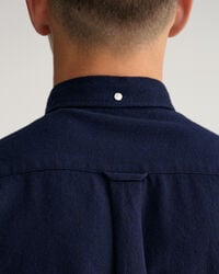 Regular Fit overhemd met visgraatmotief