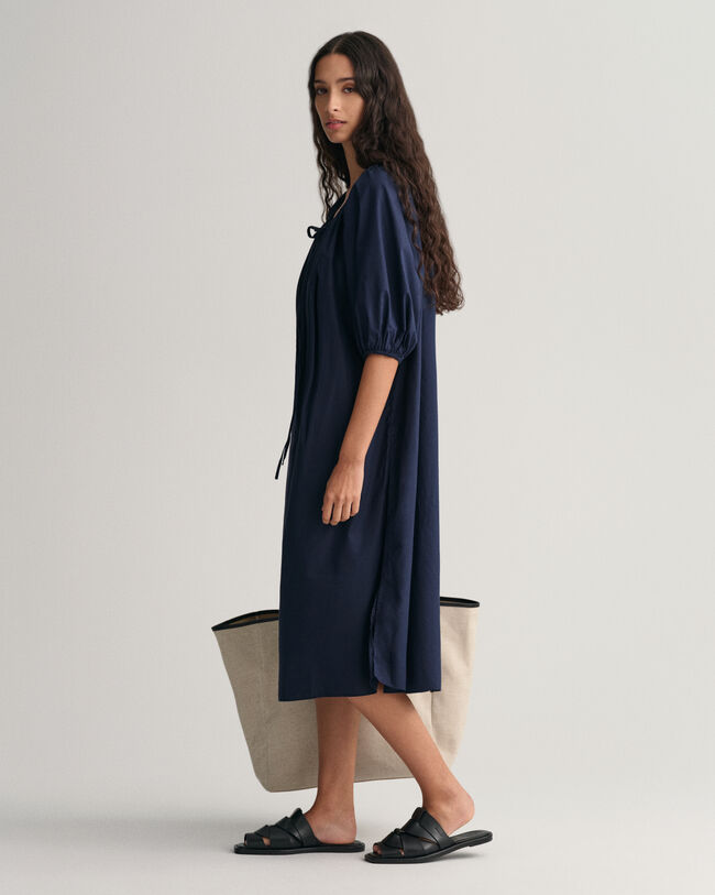 Jurk met geplooide details