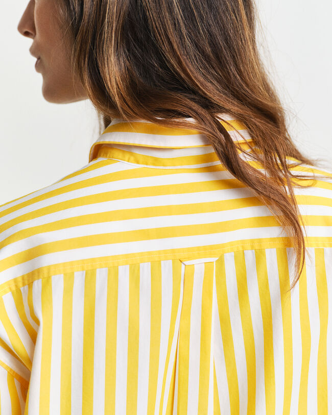 Relaxed Fit Classic overhemd van poplin met strepen