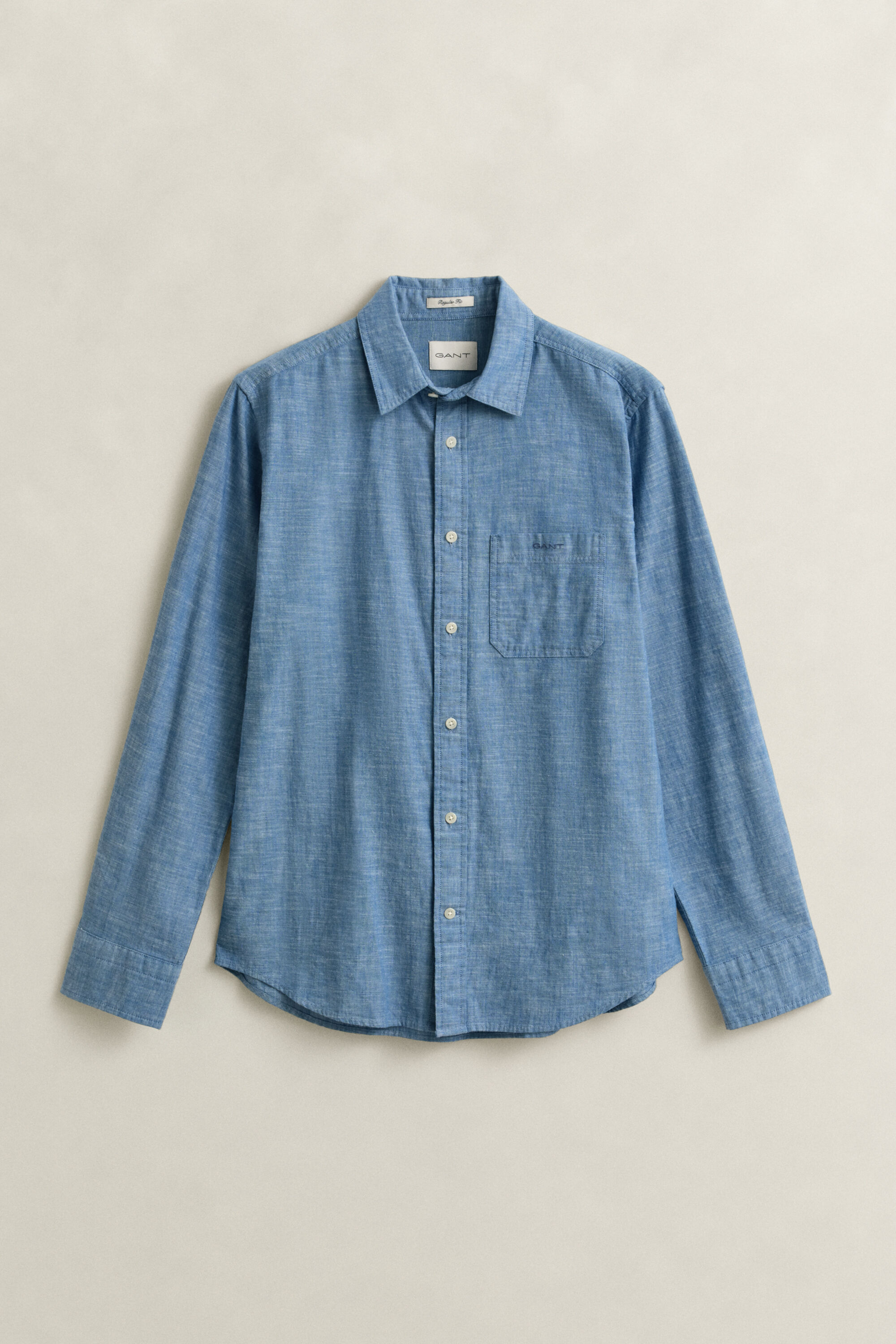 Overoverhemd van chambray
