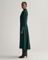 Slim Fit jurk met brede manchetten