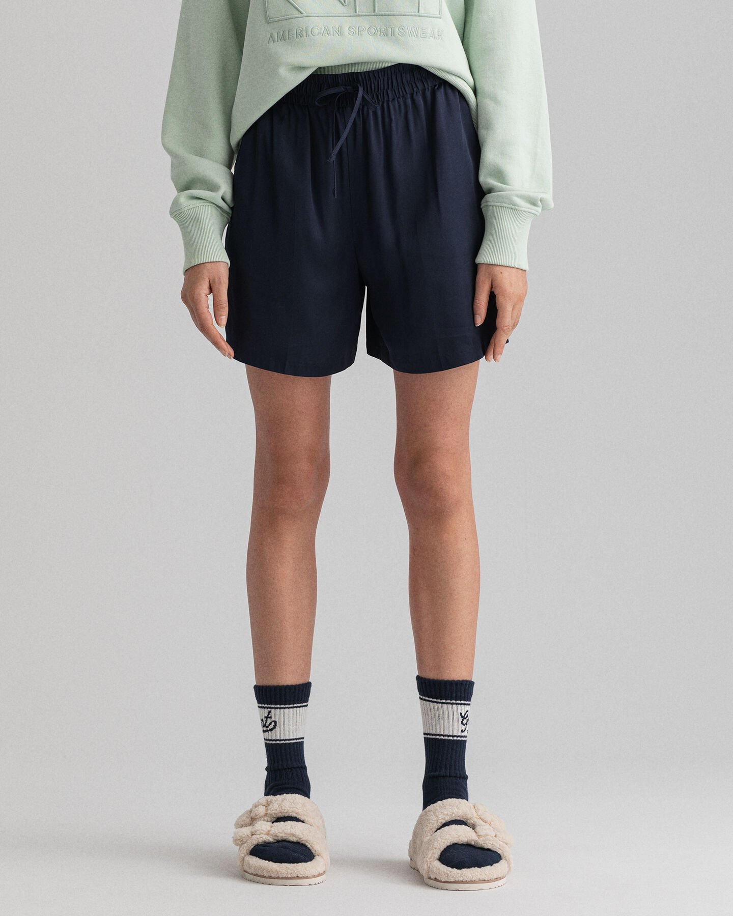 Pull-On satijnen short