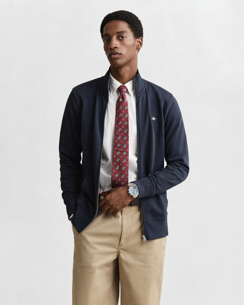 Shield sweatshirt met ritssluiting