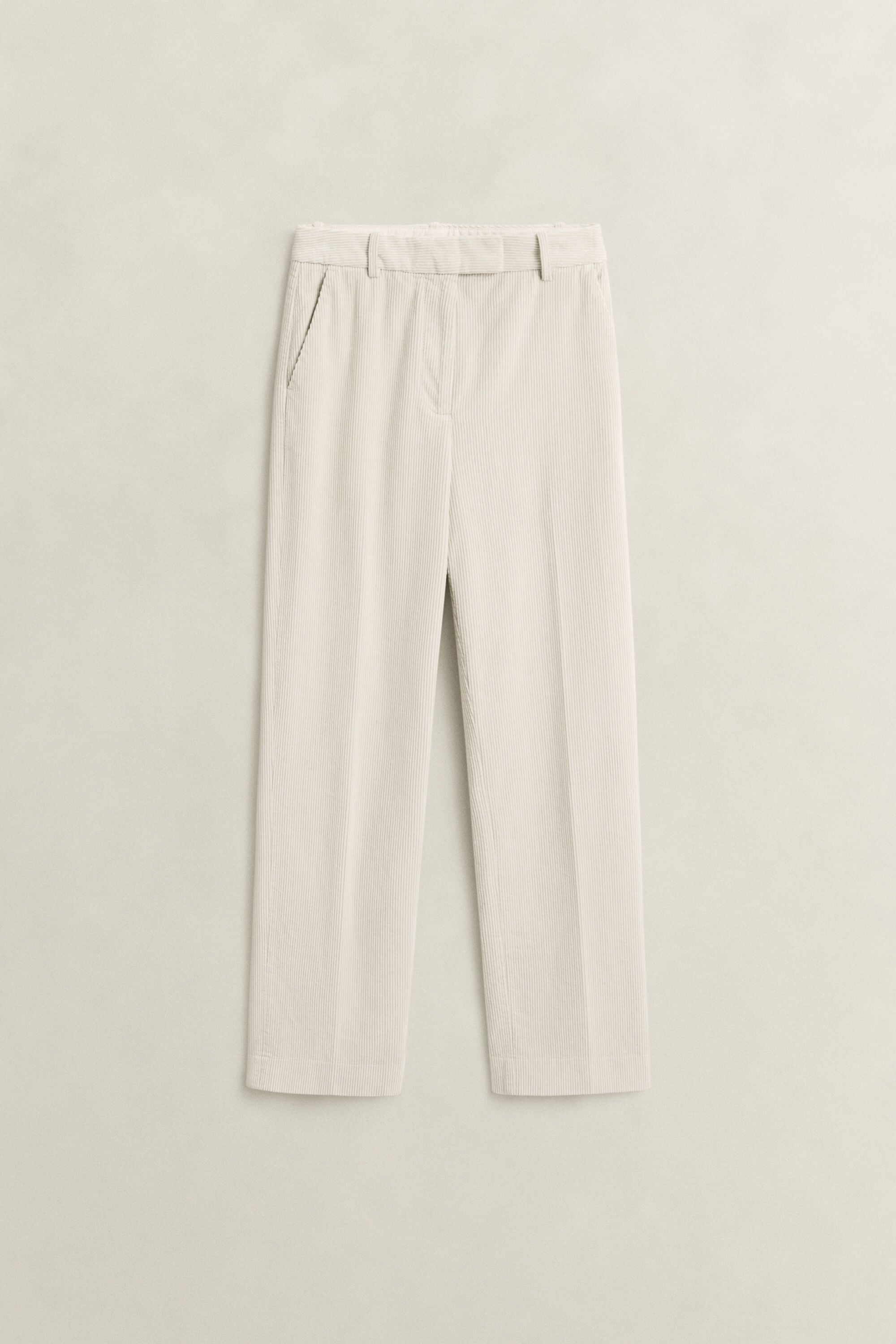 Geklede corduroy broek