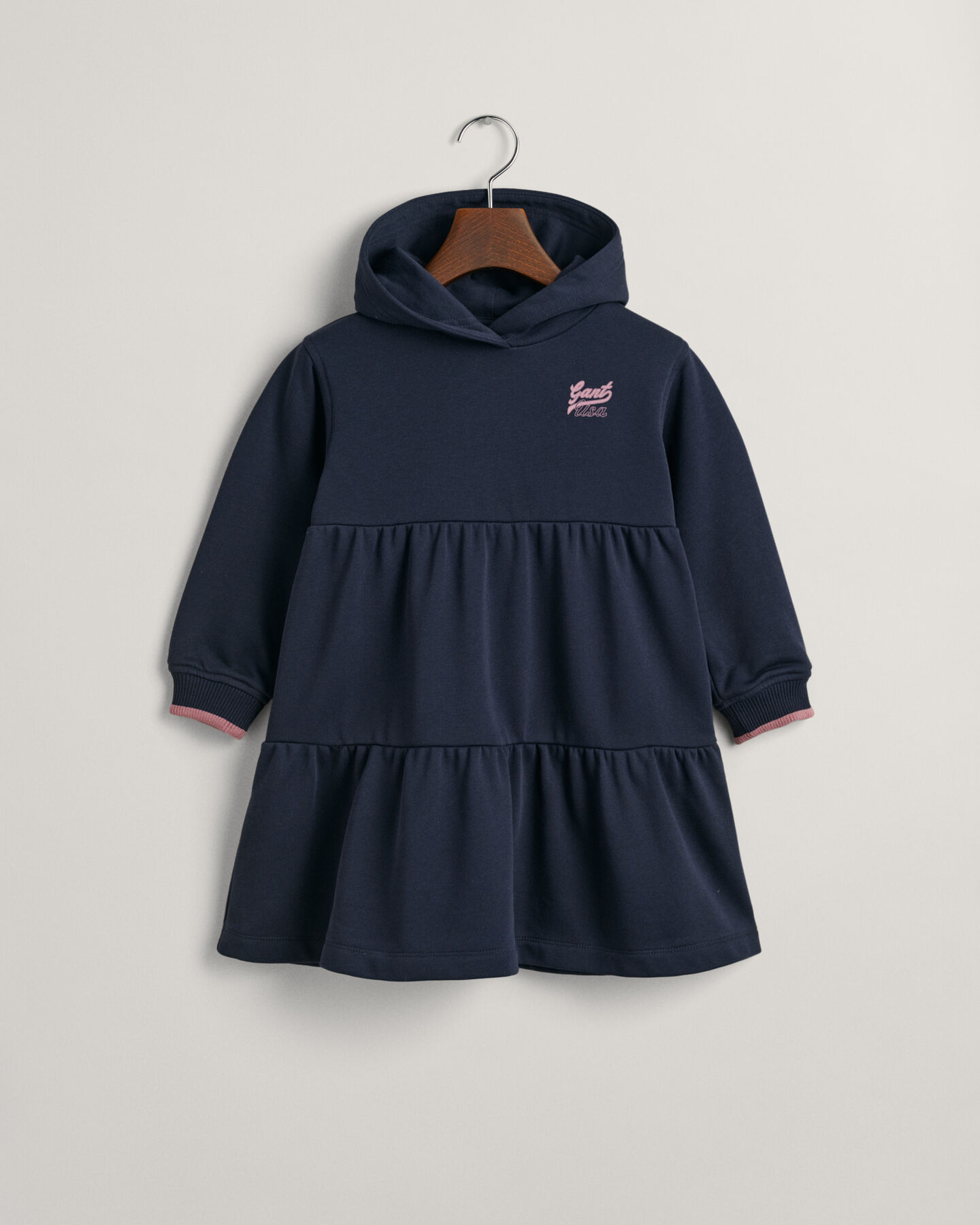 Girls GANT USA gelaagde hoodiejurk