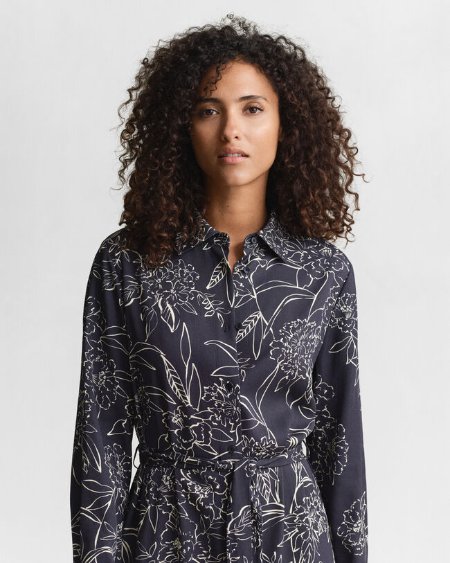 Overhemdjurk met bloemenprint