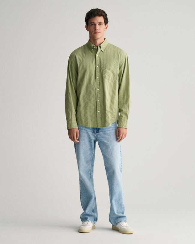 Relaxed Fit Dobby Striped overhemd