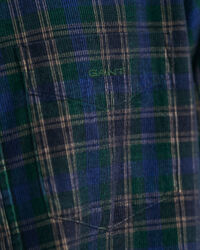 Regular Fit geruit corduroy overhemd