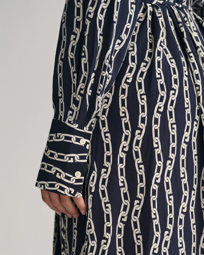 Chain Print wikkeljurk