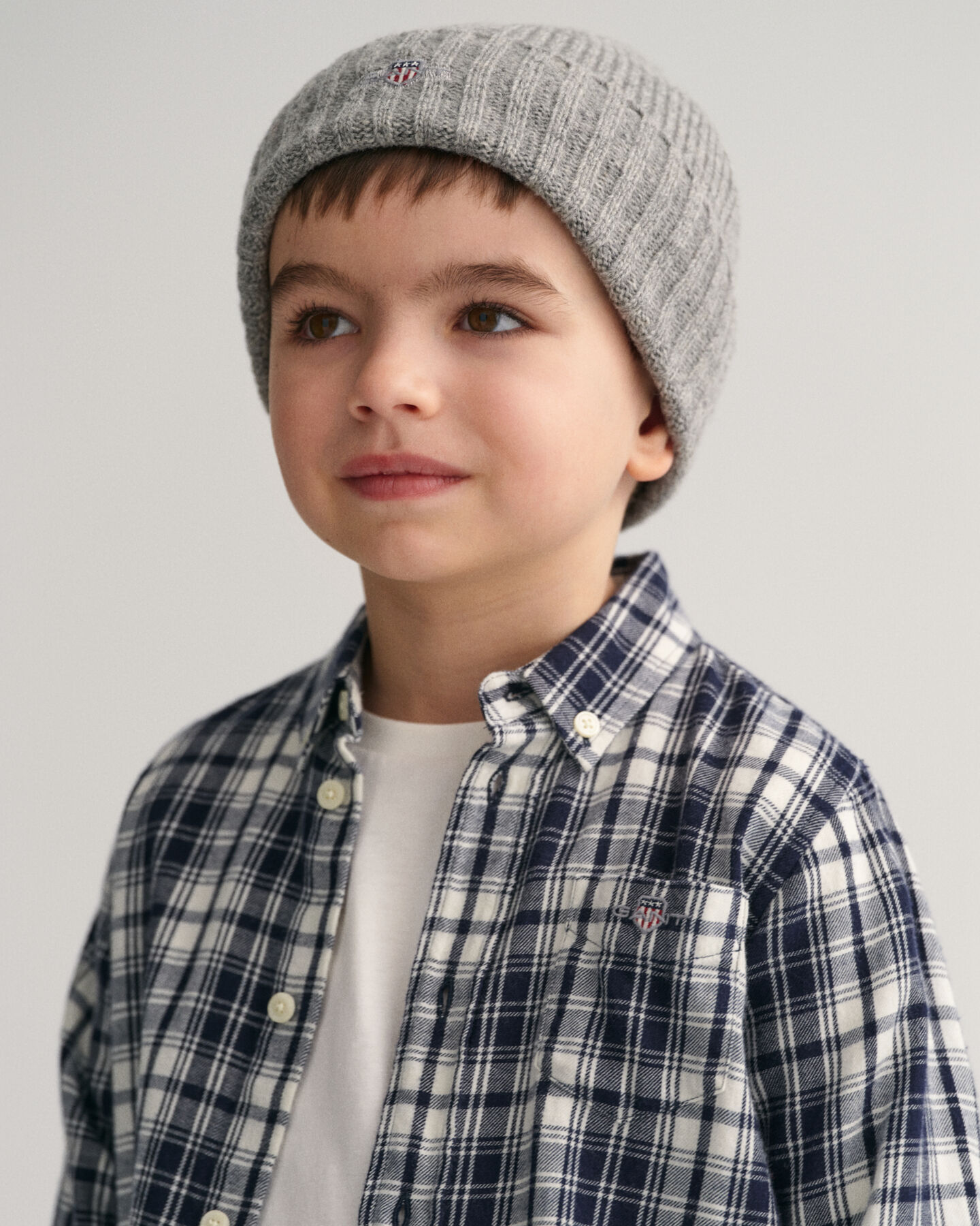 Kids Regular Fit geruit flanellen shirt
