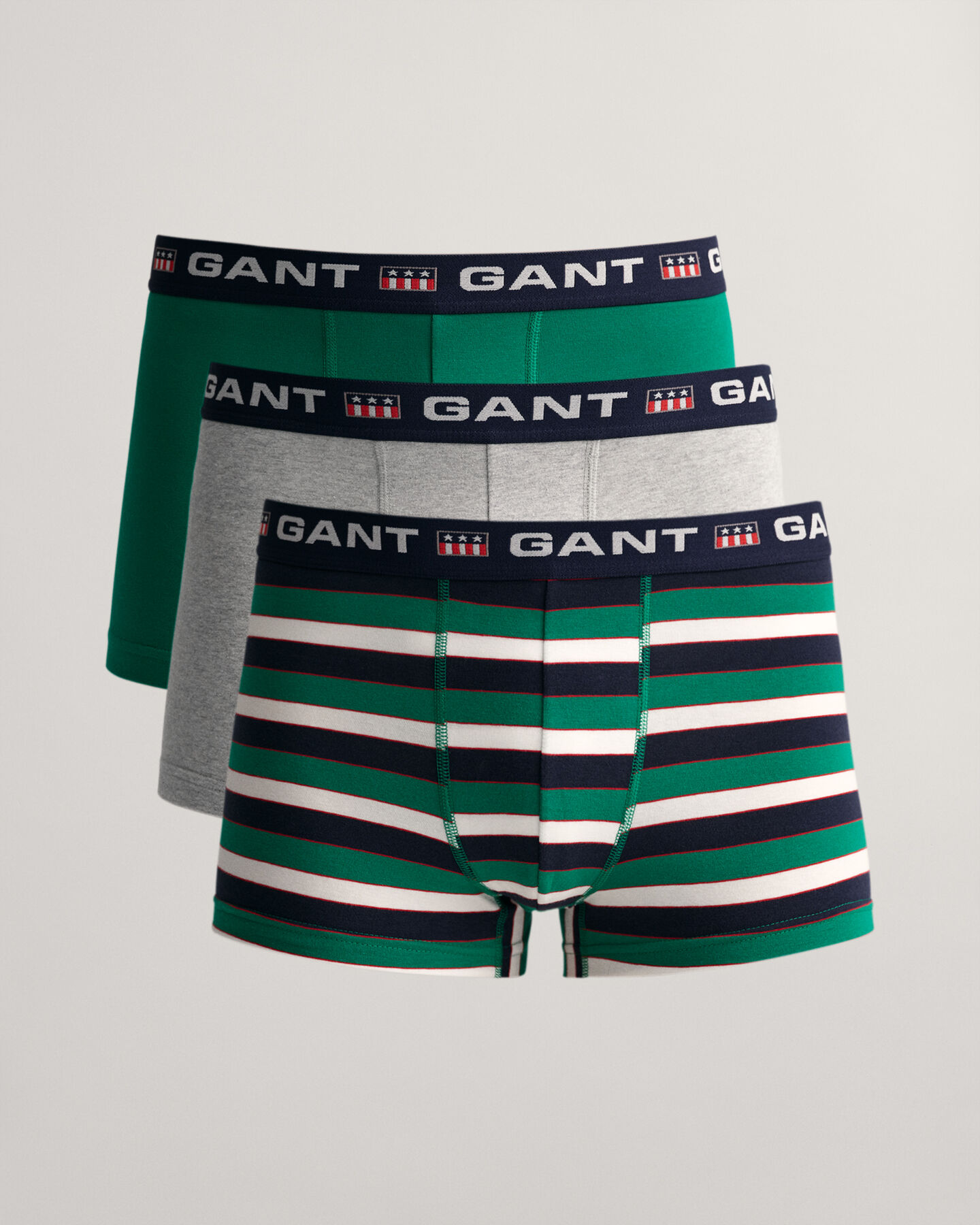 Set van drie gestreepte Retro Shield-boxershorts