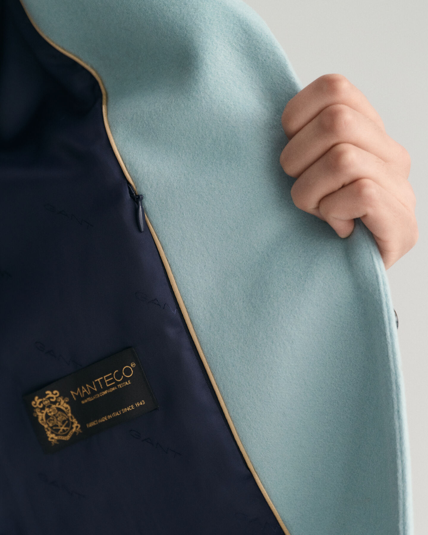 Getailleerde jas van wolmix