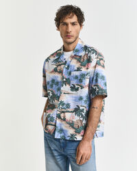 Relaxed Fit overhemd met Resort Island-print