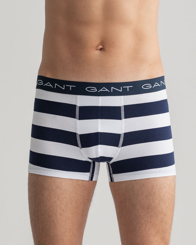 Set van drie boxershorts met rugbystrepen