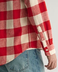 Oversized Buffalo Checked overhemd met textuur