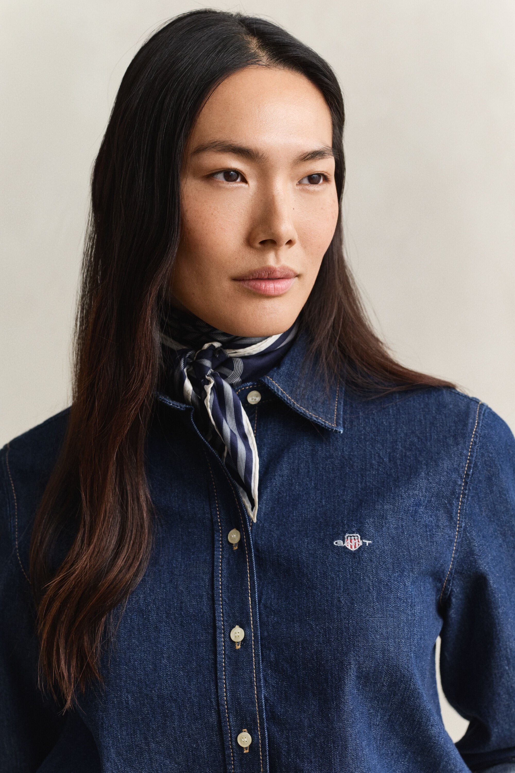 Denim overhemd
