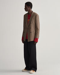 Volume chino met plooien