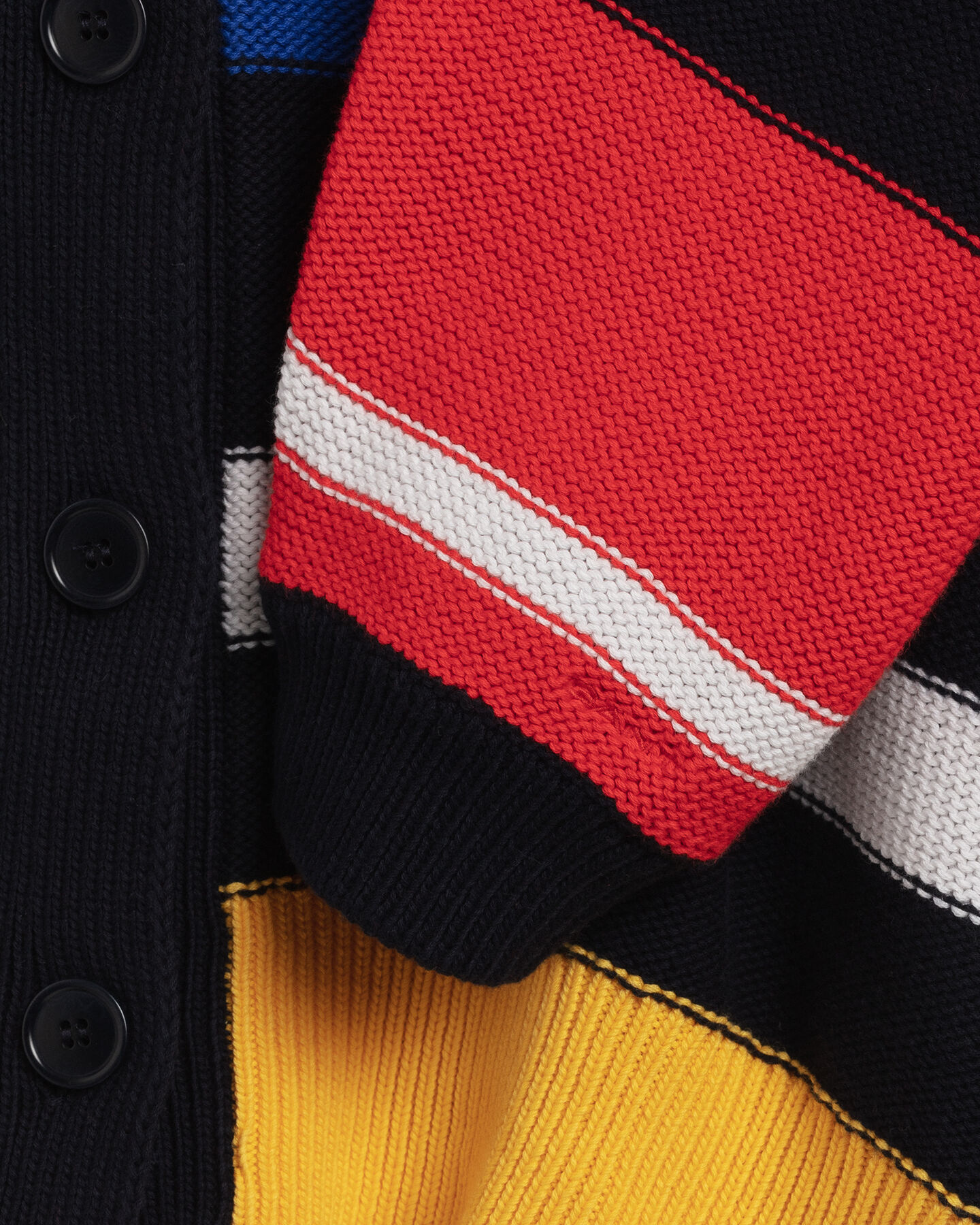 Vest met diverse strepen