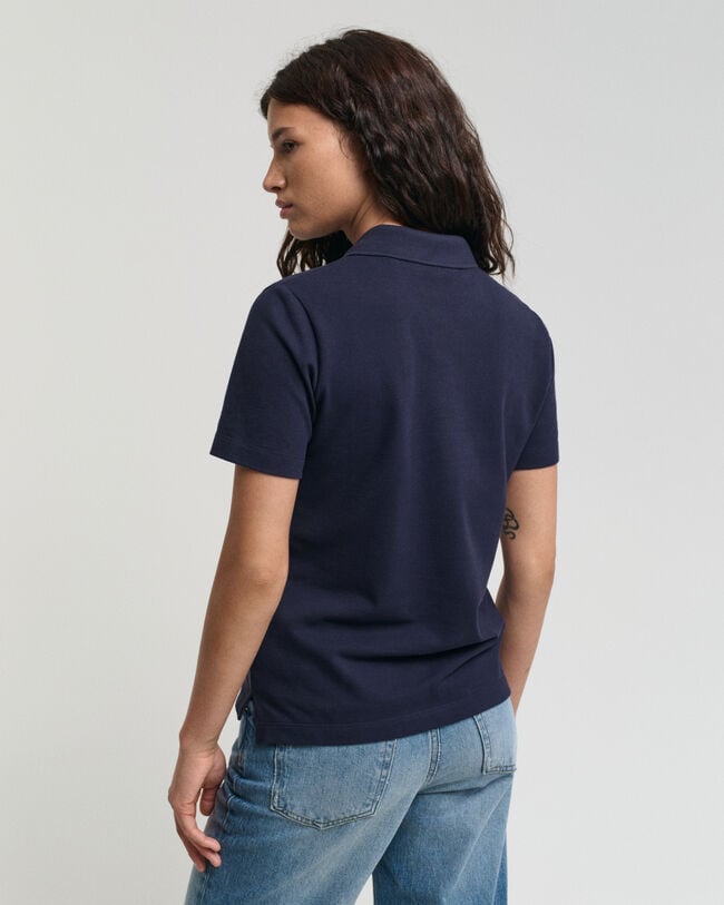 Seasonal Essential poloshirt met Archive Shield-borduursel