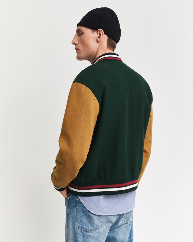 Varsity Jacket van wolmix