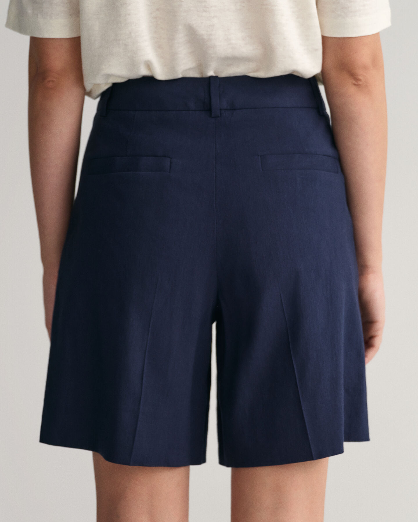 Short van stretchlinnen