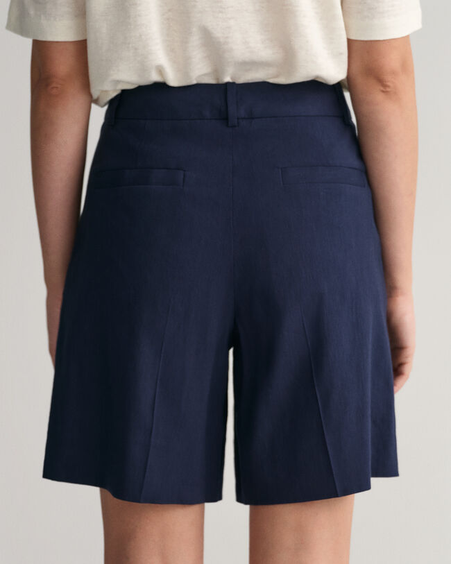 Short van stretchlinnen