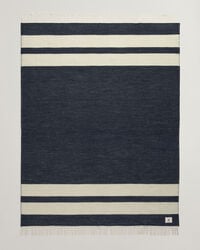 Wollen sprei met strepen