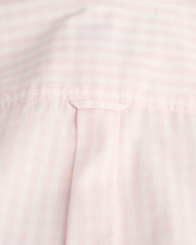 Regular Fit poplin overhemd met Gingham-ruitje