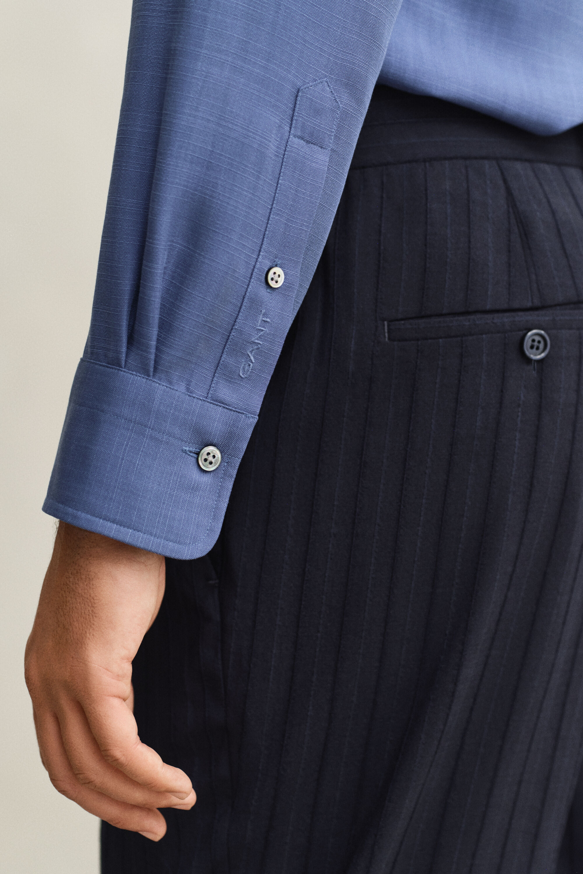 Overoverhemd van lyocell