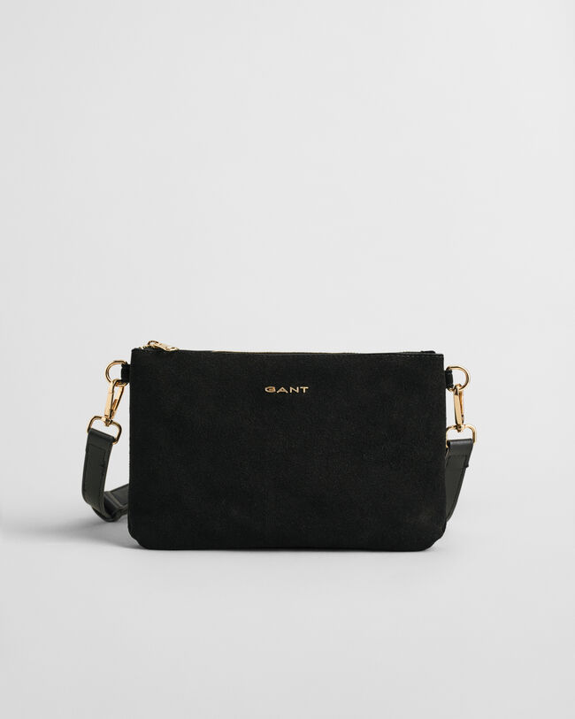 Suède crossbody tas