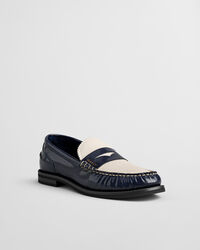 Gracelyn leren loafers