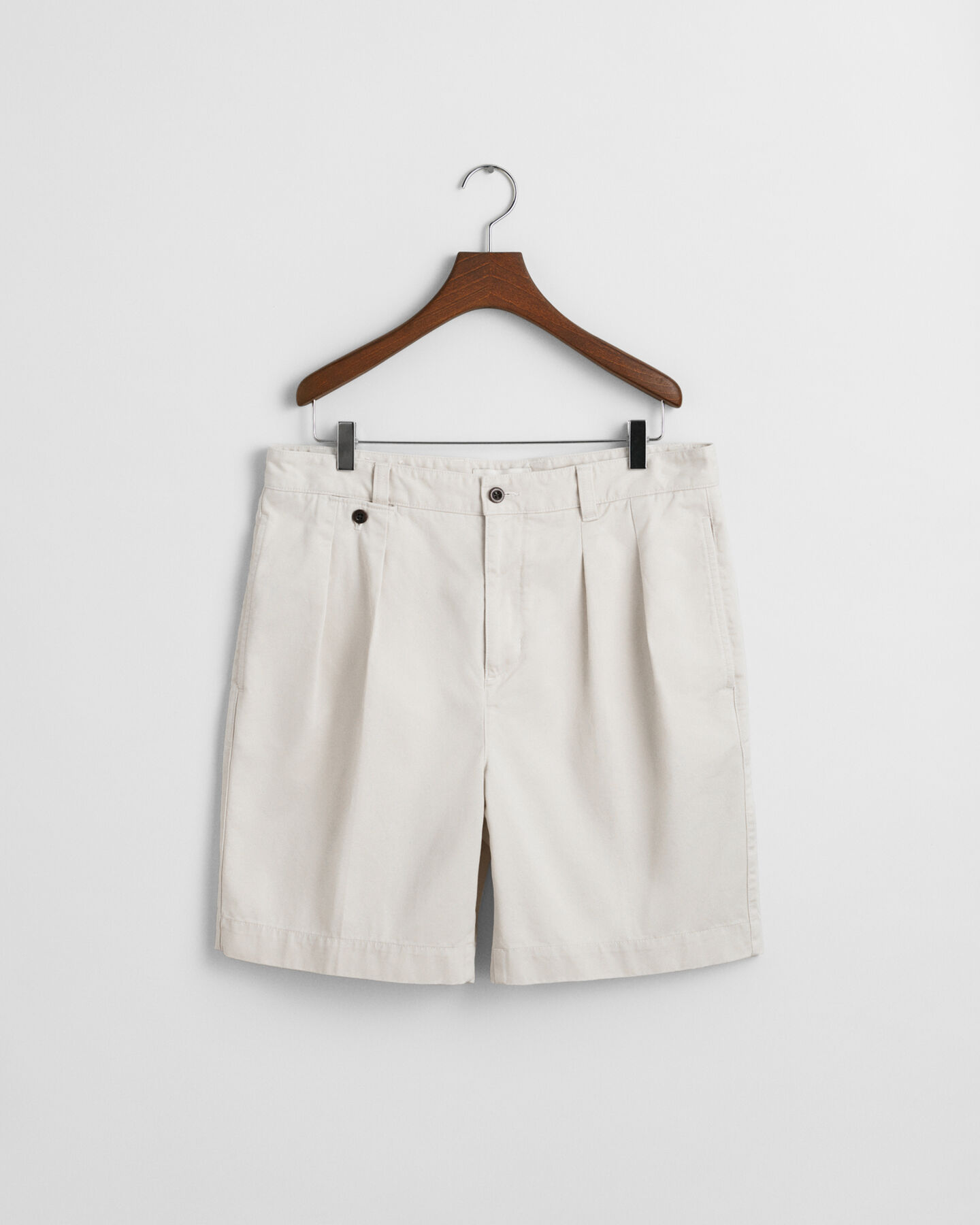 Relaxed Fit chinoshort van katoenkeper
